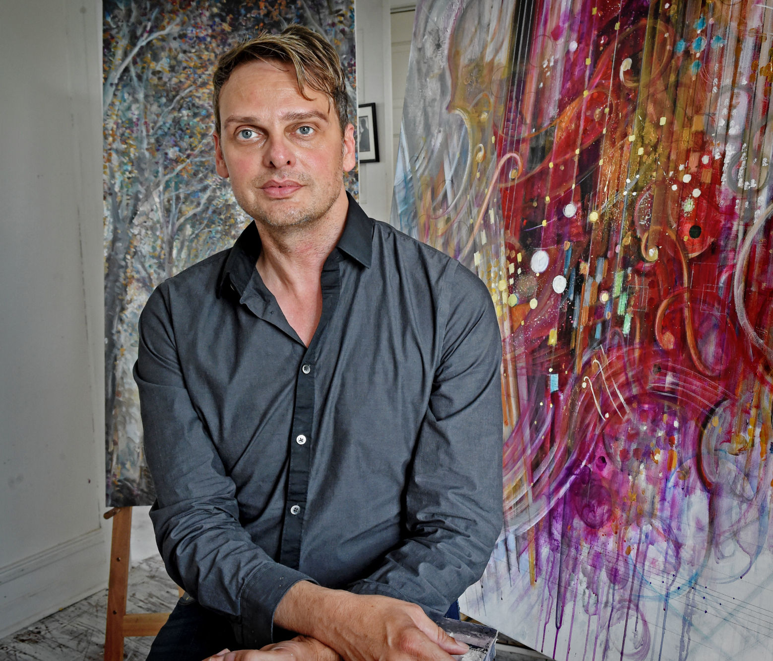 Artist Freiman Stoltzfus